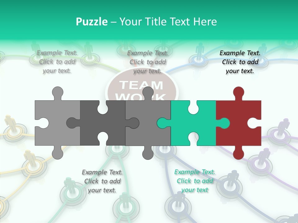 Chart Human Cooperation PowerPoint Template