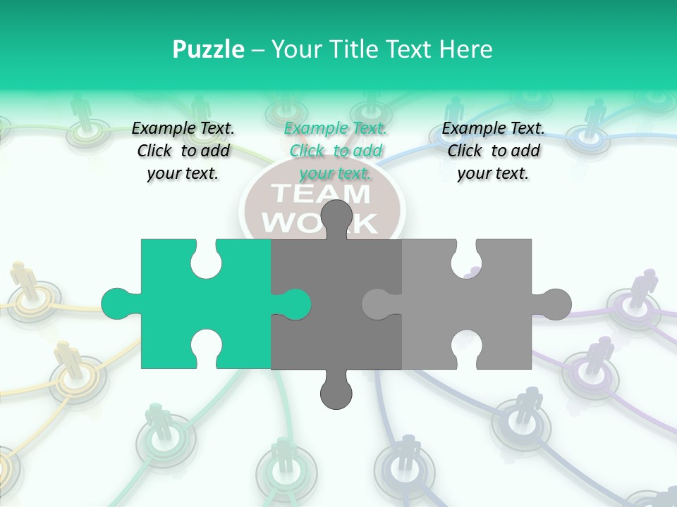 Chart Human Cooperation PowerPoint Template