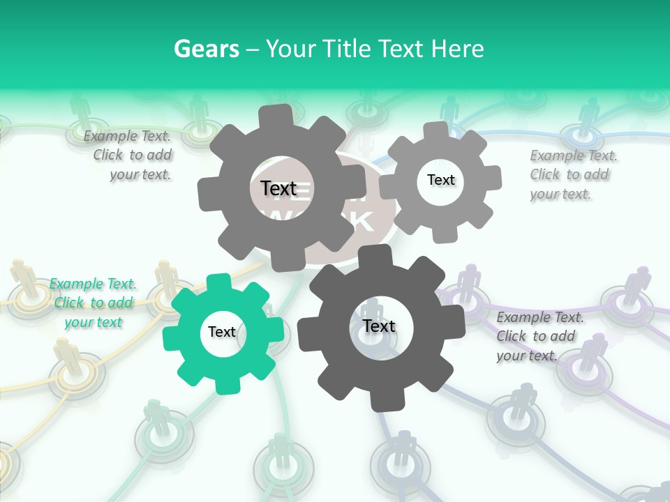 Chart Human Cooperation PowerPoint Template