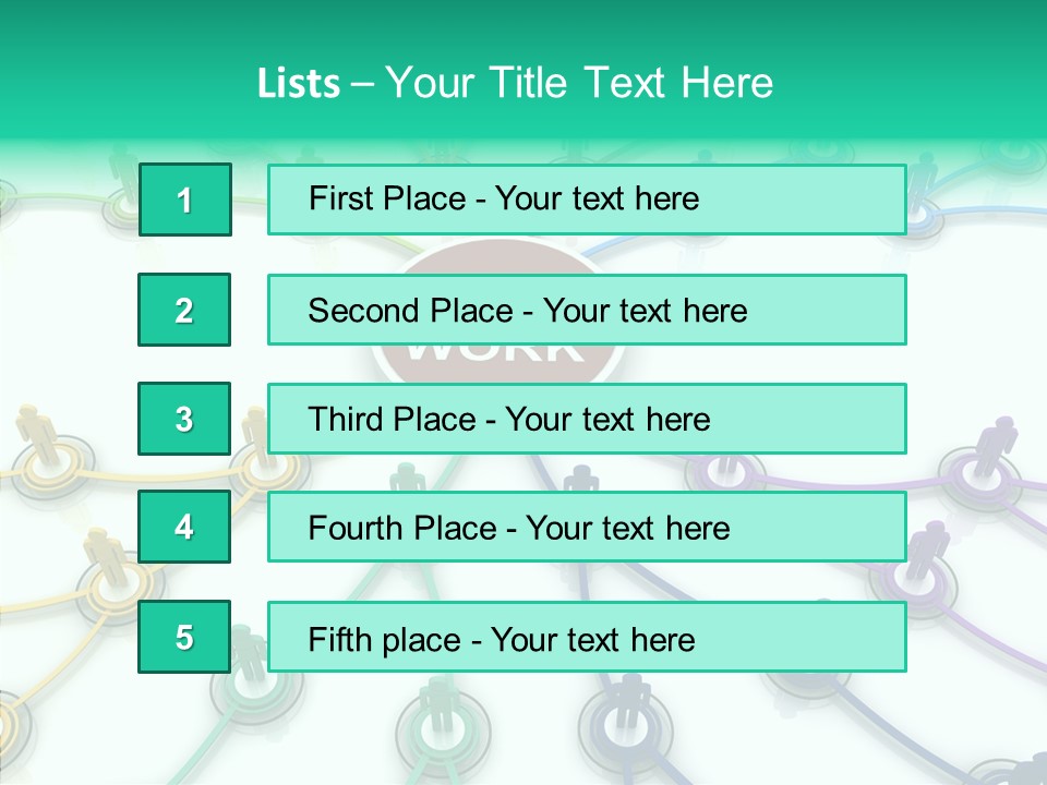 Chart Human Cooperation PowerPoint Template