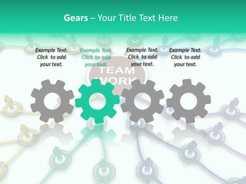 Chart Human Cooperation PowerPoint Template