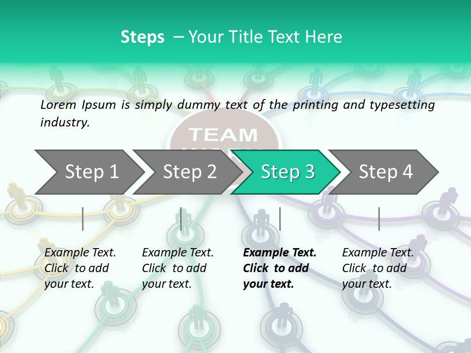 Chart Human Cooperation PowerPoint Template