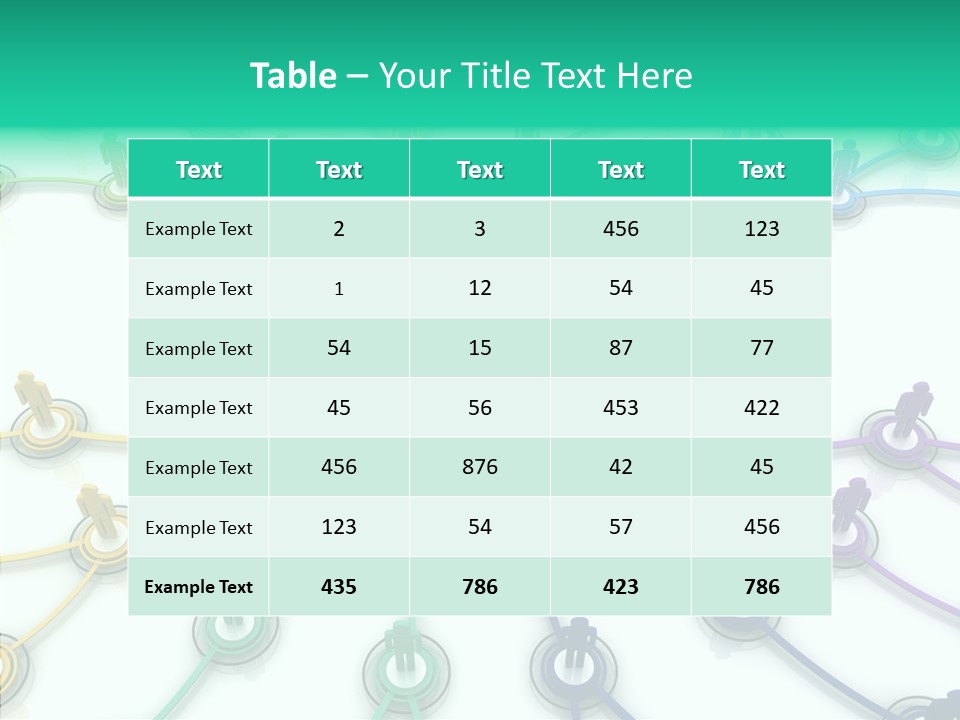 Chart Human Cooperation PowerPoint Template