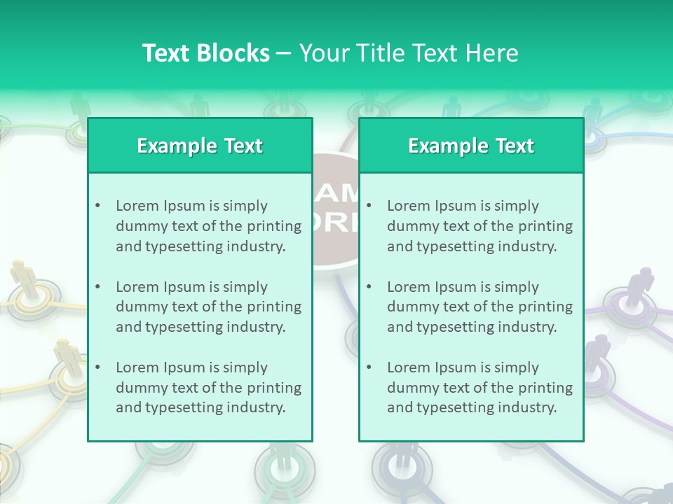 Chart Human Cooperation PowerPoint Template