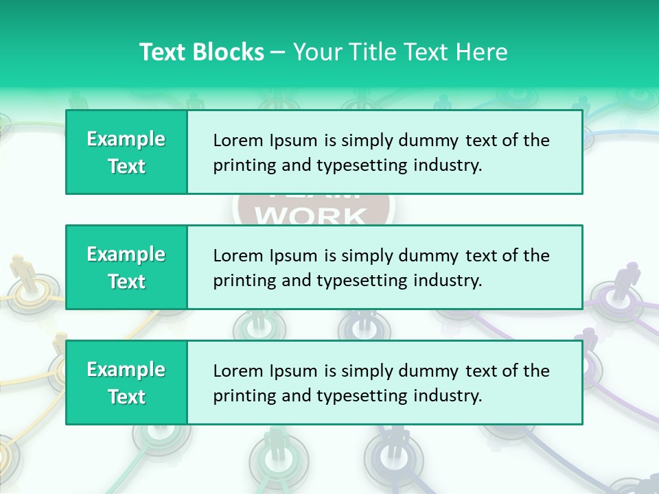 Chart Human Cooperation PowerPoint Template