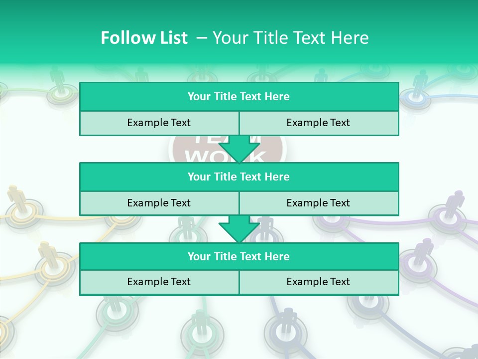 Chart Human Cooperation PowerPoint Template