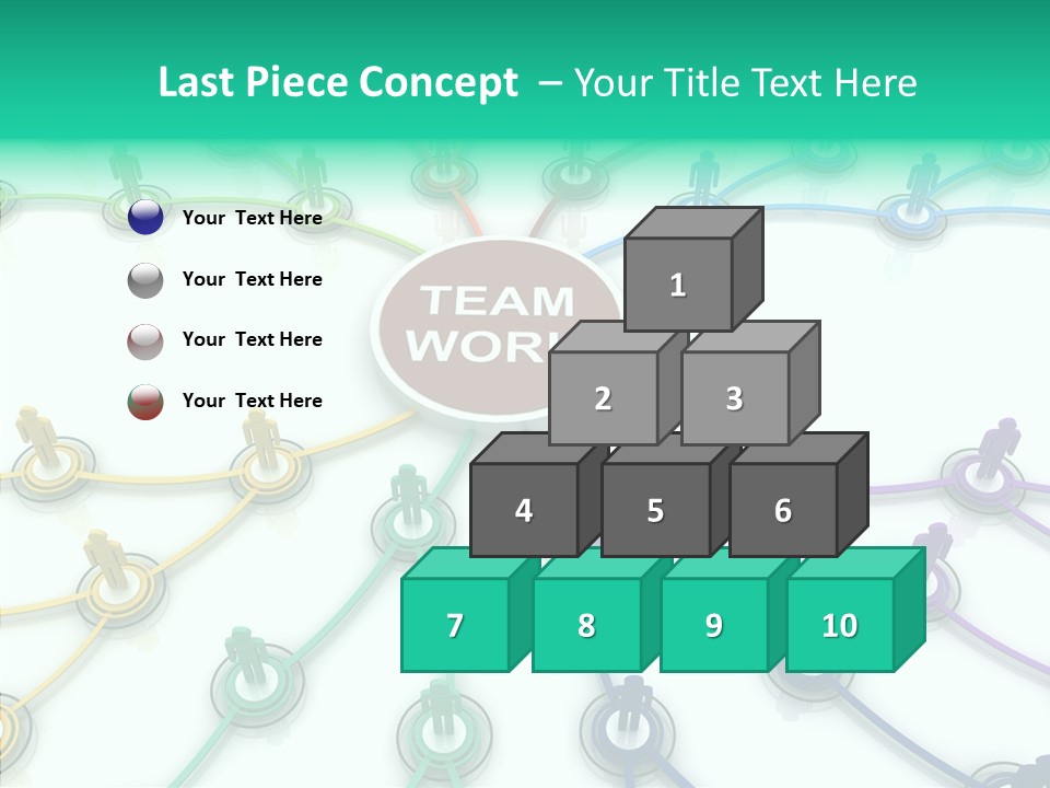 Chart Human Cooperation PowerPoint Template