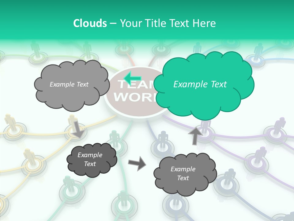 Chart Human Cooperation PowerPoint Template