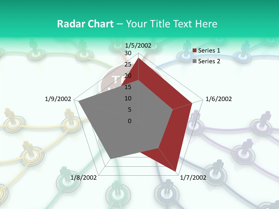 Chart Human Cooperation PowerPoint Template