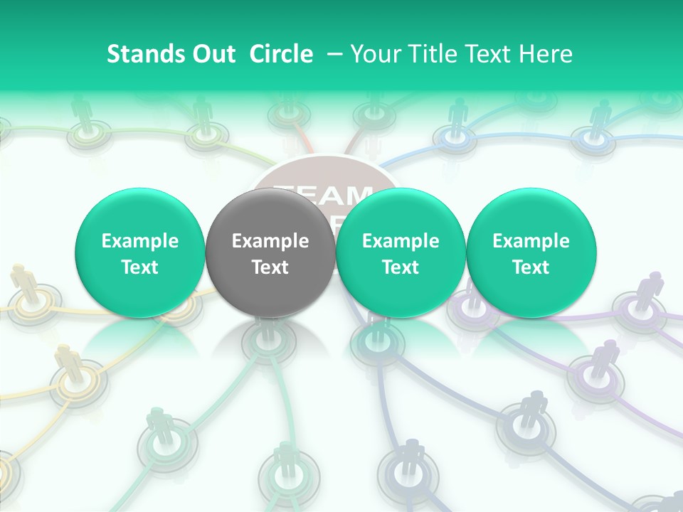 Chart Human Cooperation PowerPoint Template