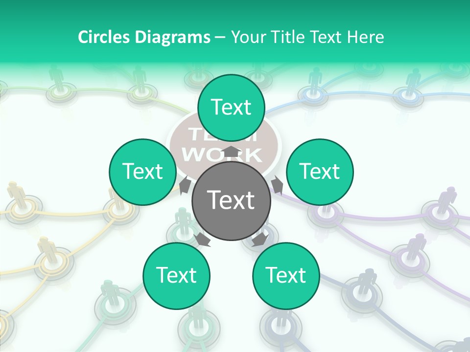 Chart Human Cooperation PowerPoint Template
