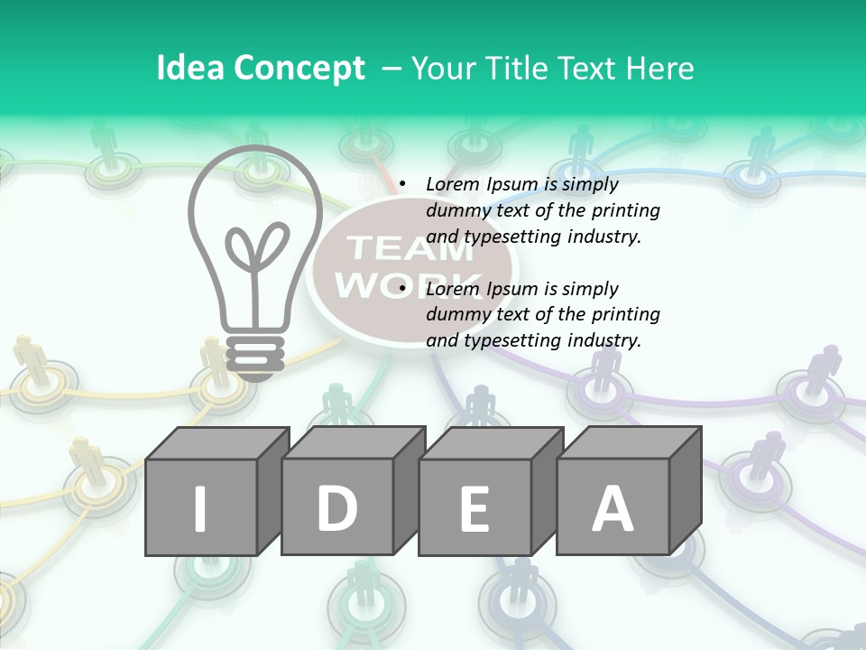 Chart Human Cooperation PowerPoint Template