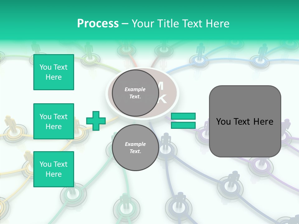 Chart Human Cooperation PowerPoint Template