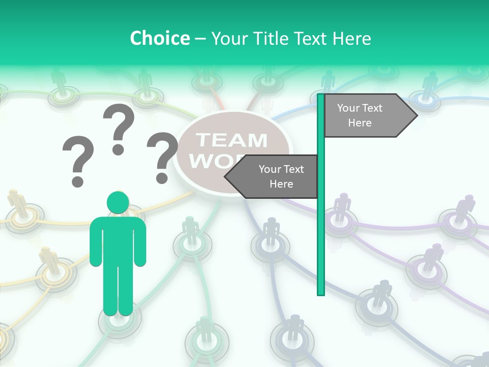 Chart Human Cooperation PowerPoint Template