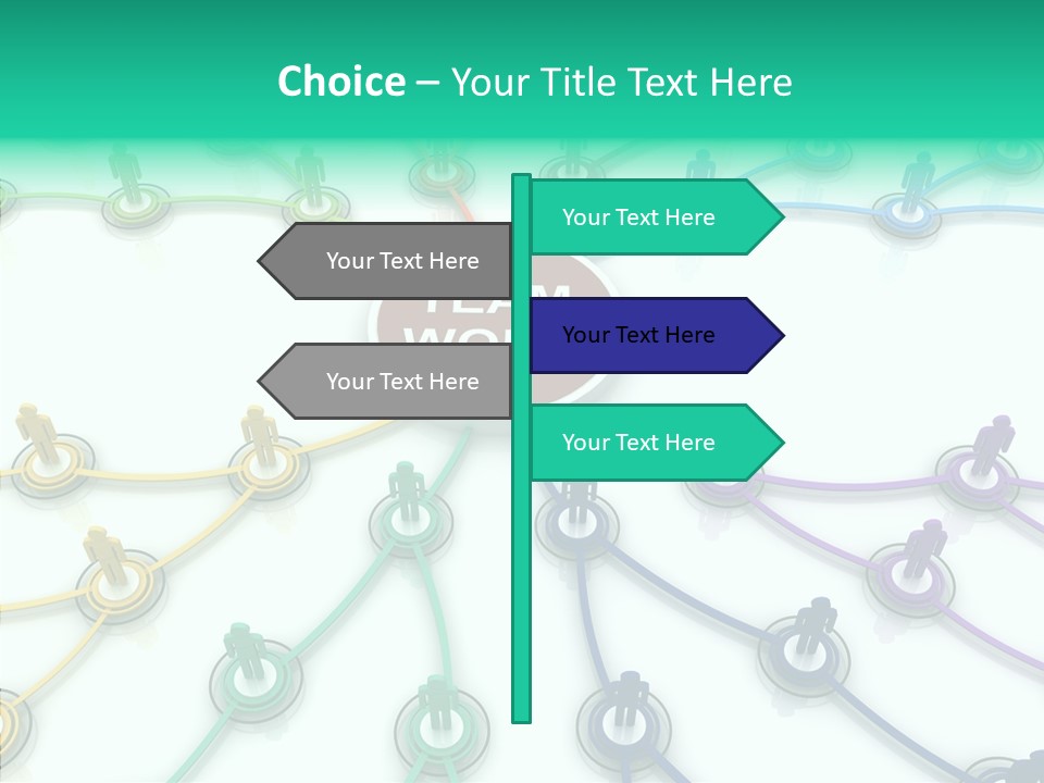 Chart Human Cooperation PowerPoint Template