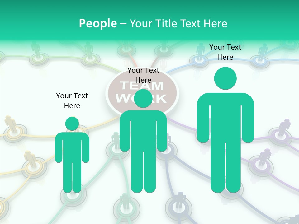 Chart Human Cooperation PowerPoint Template