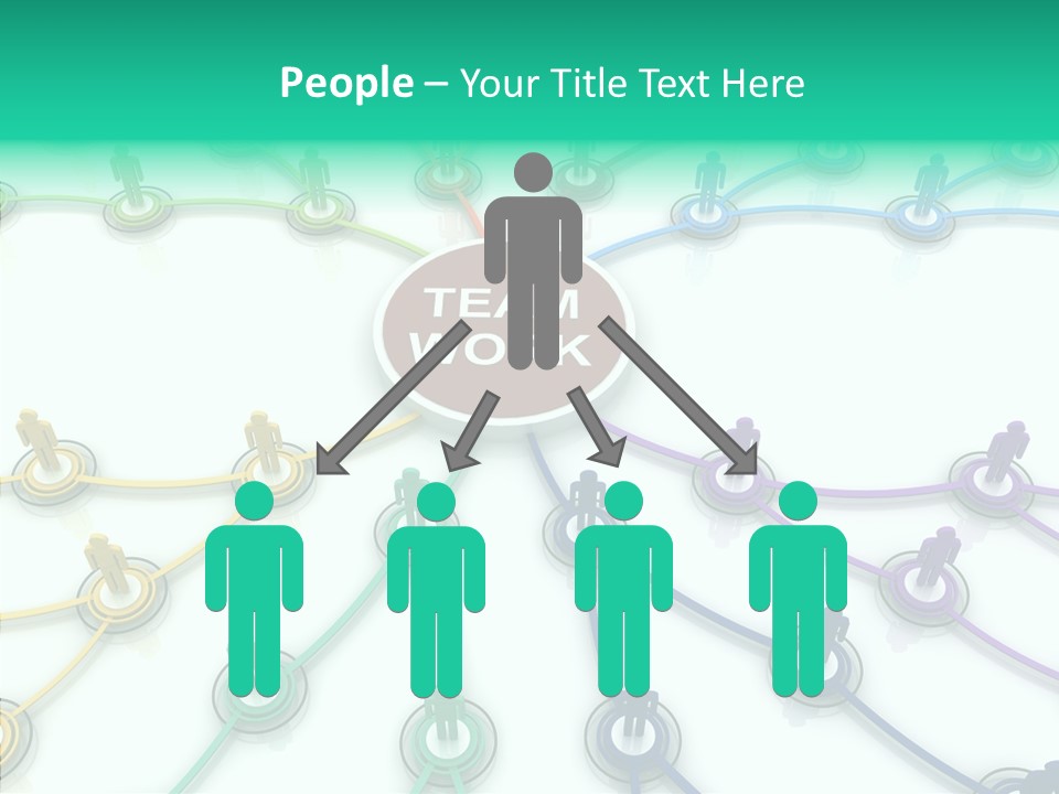 Chart Human Cooperation PowerPoint Template