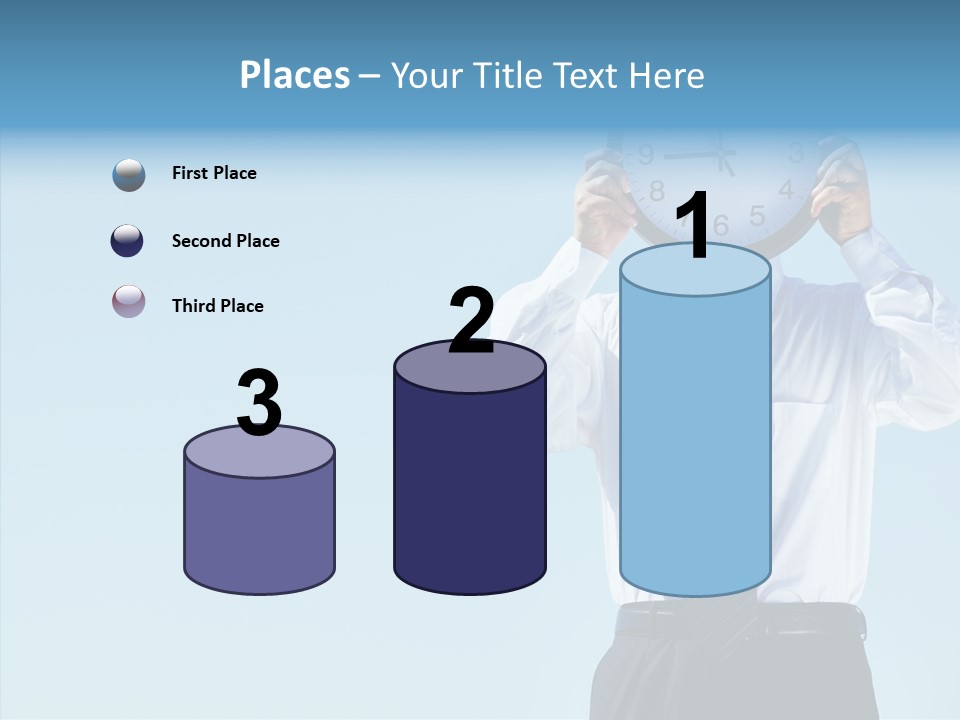 Blue Start Office PowerPoint Template