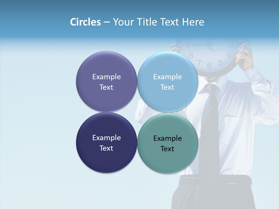 Blue Start Office PowerPoint Template