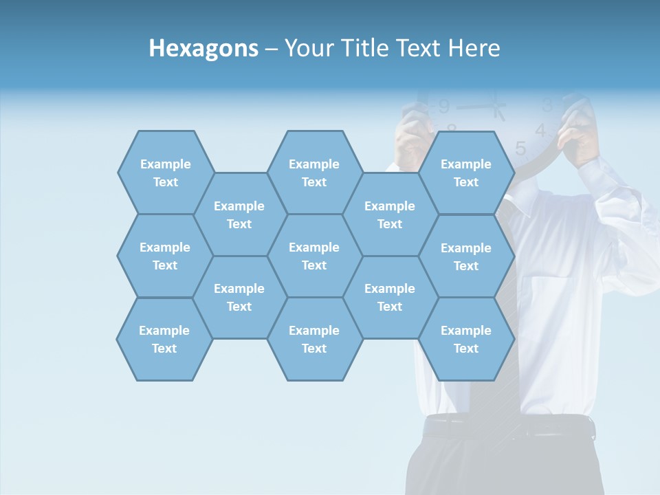 Blue Start Office PowerPoint Template