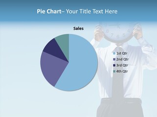 Blue Start Office PowerPoint Template