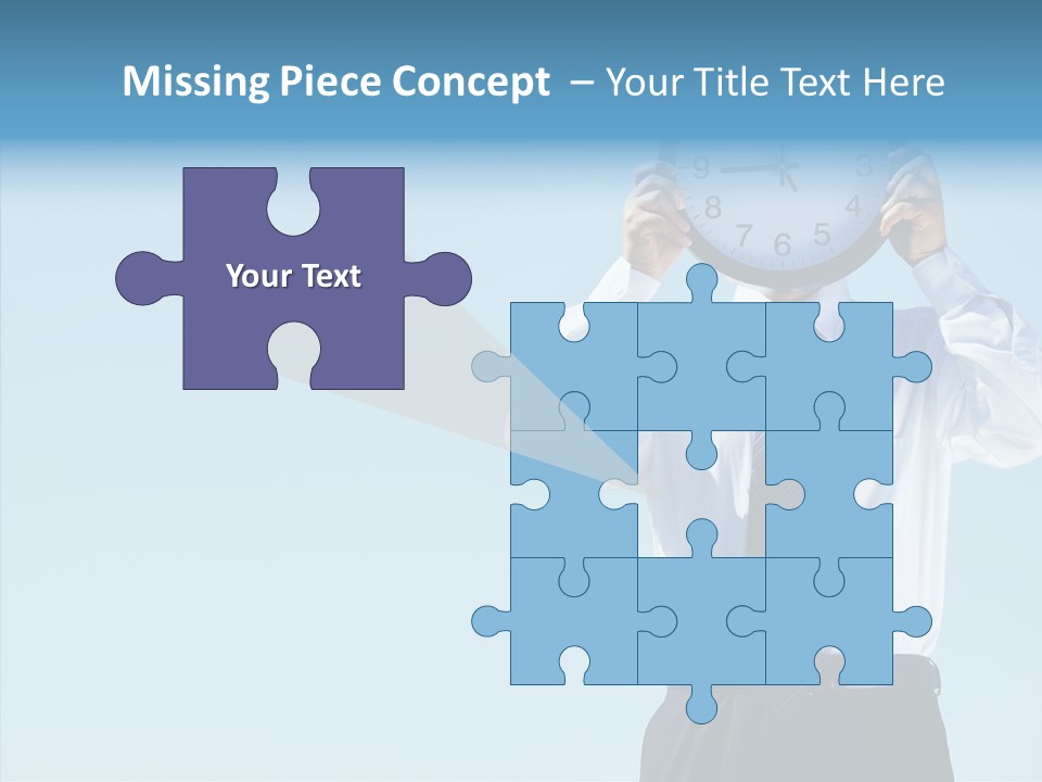 Blue Start Office PowerPoint Template