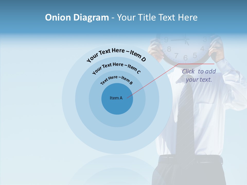 Blue Start Office PowerPoint Template