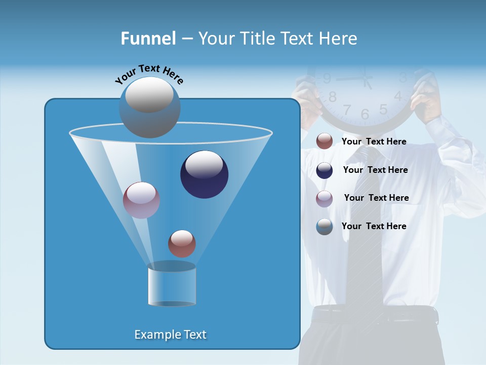 Blue Start Office PowerPoint Template