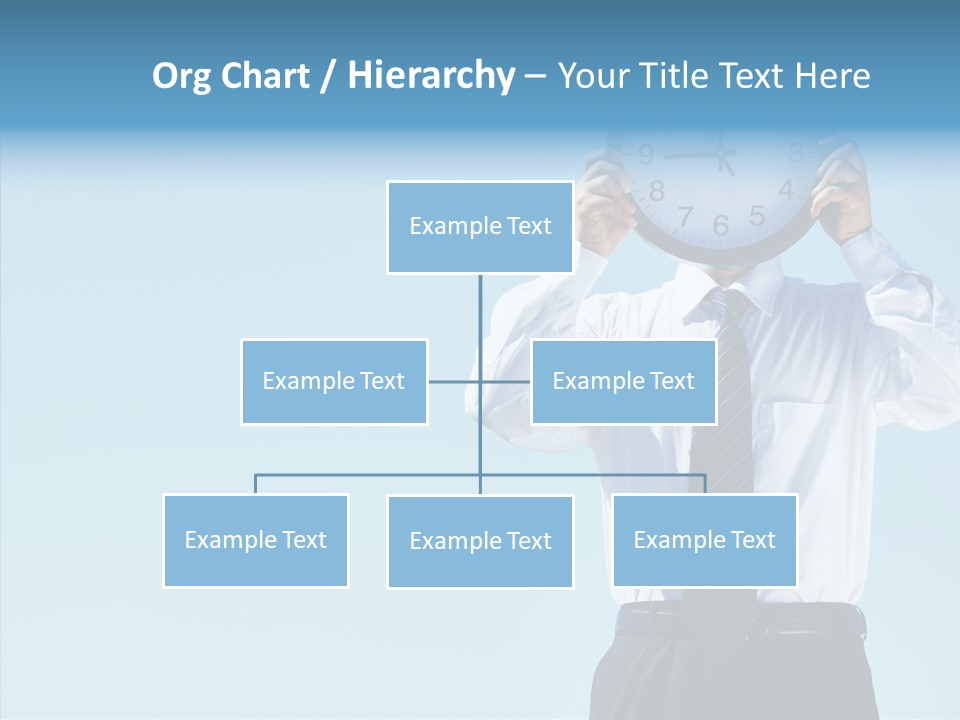 Blue Start Office PowerPoint Template
