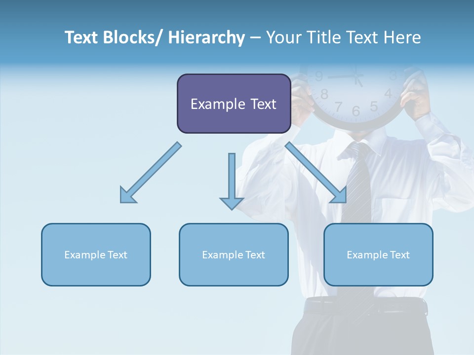 Blue Start Office PowerPoint Template