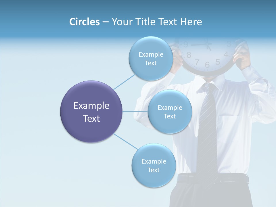 Blue Start Office PowerPoint Template