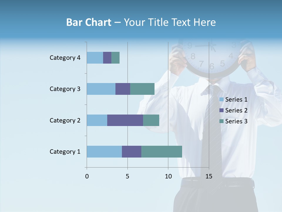 Blue Start Office PowerPoint Template