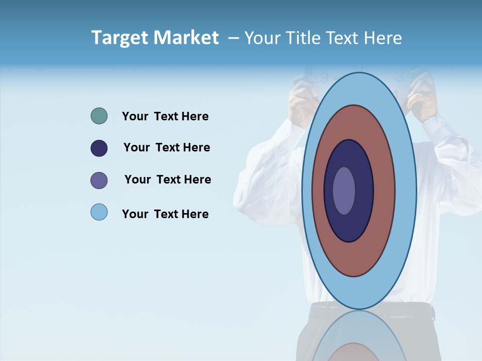 Blue Start Office PowerPoint Template