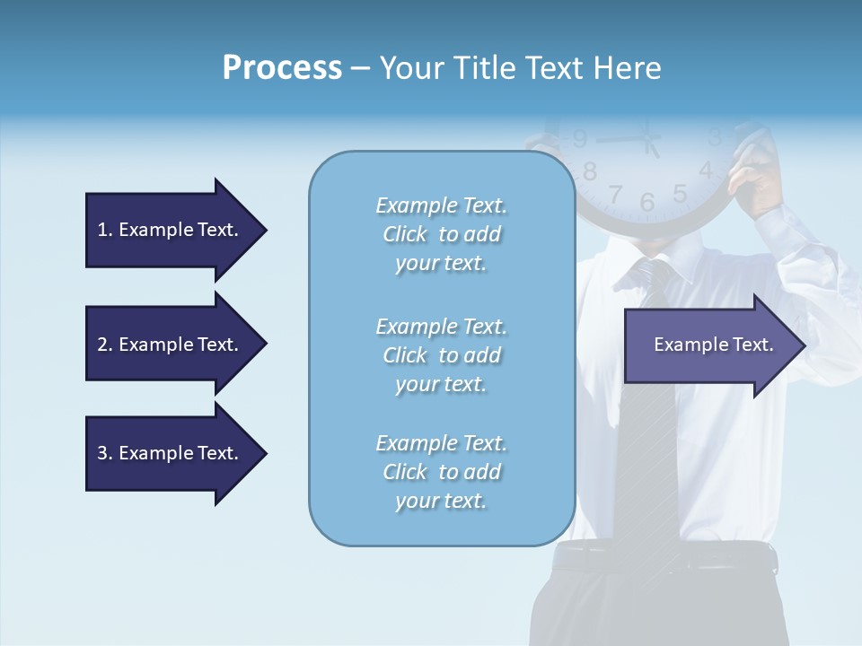 Blue Start Office PowerPoint Template
