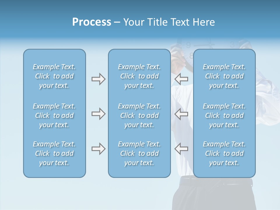 Blue Start Office PowerPoint Template
