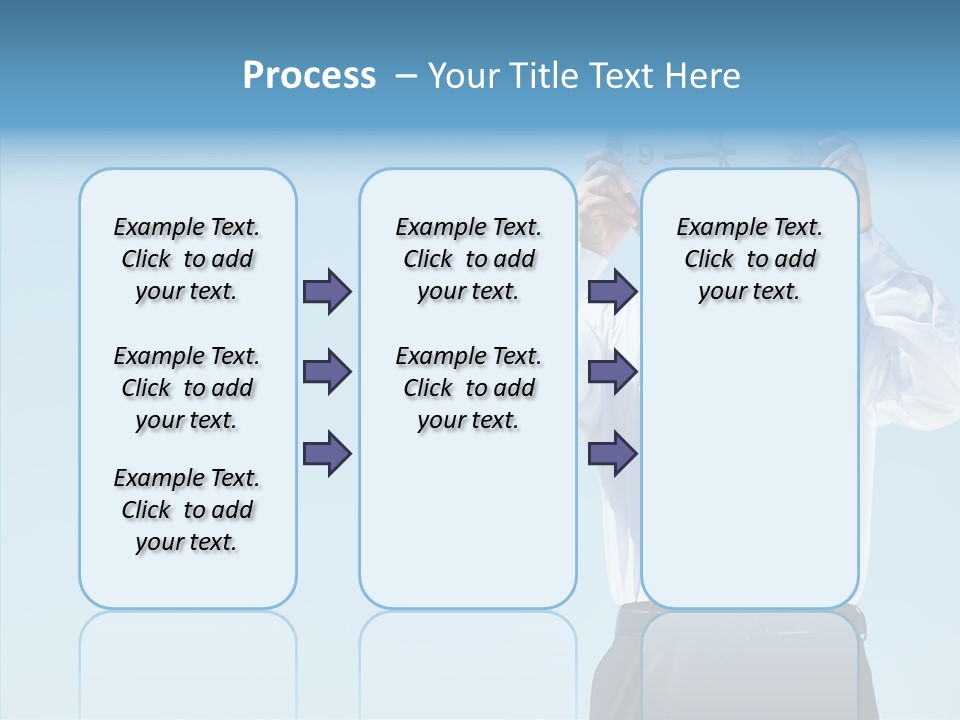 Blue Start Office PowerPoint Template