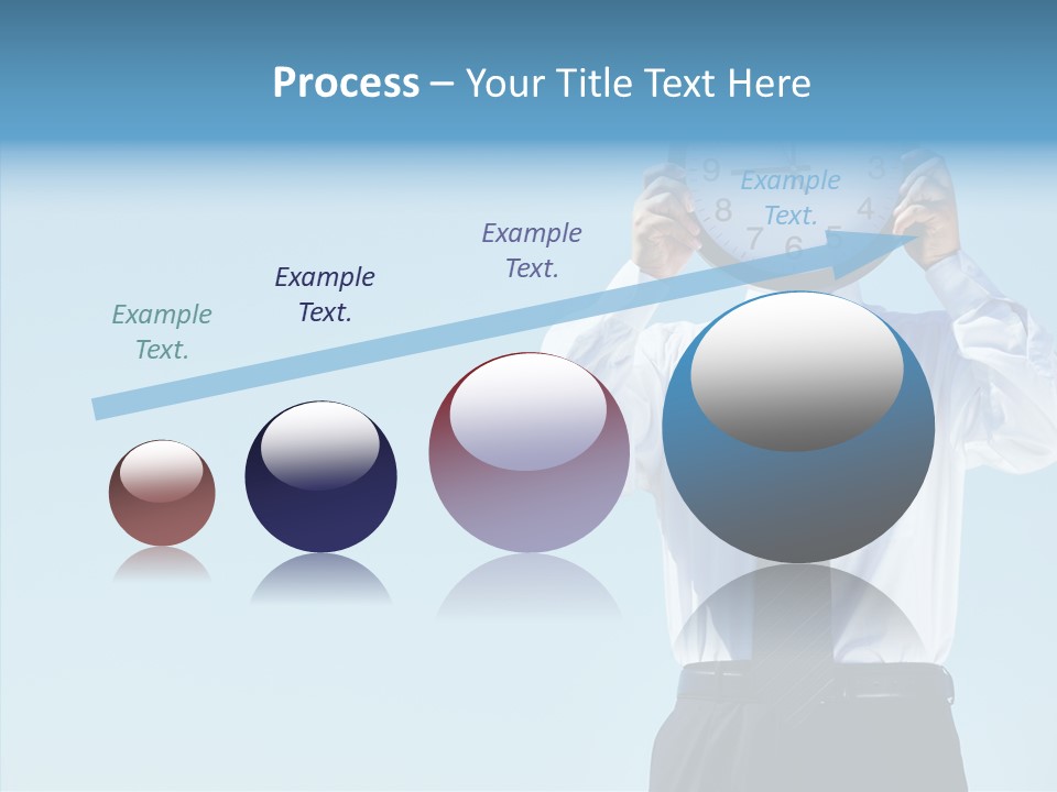 Blue Start Office PowerPoint Template