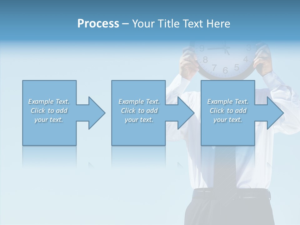 Blue Start Office PowerPoint Template