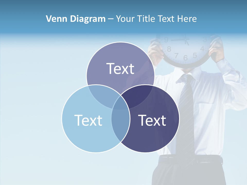 Blue Start Office PowerPoint Template