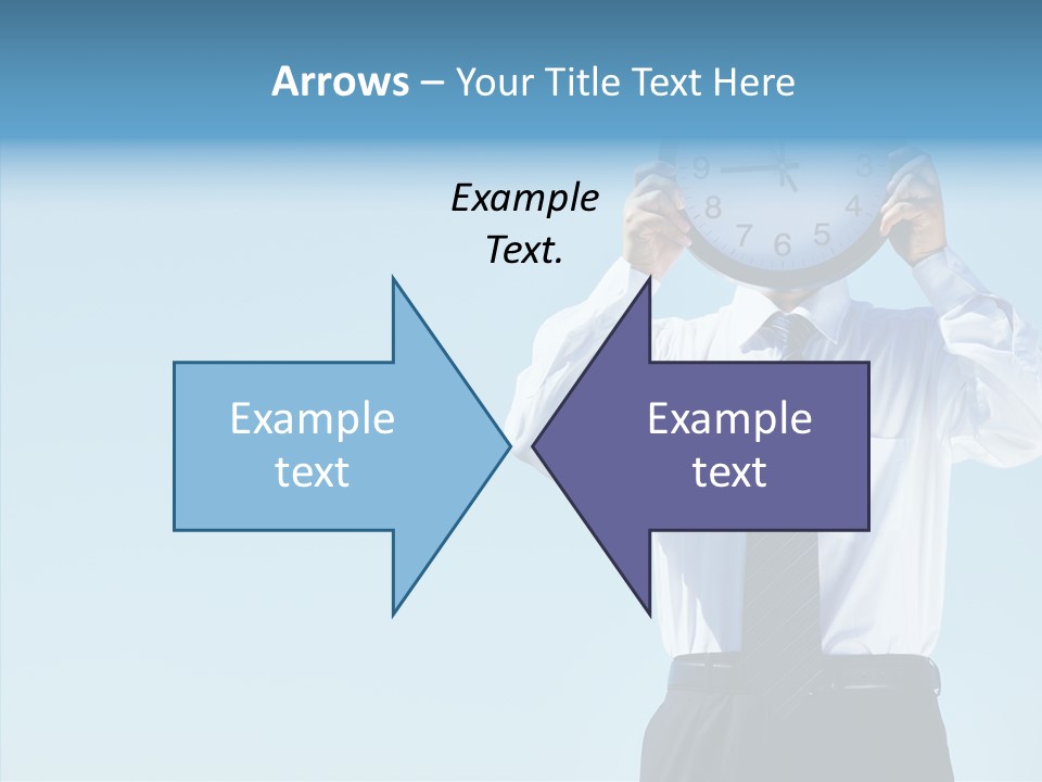 Blue Start Office PowerPoint Template