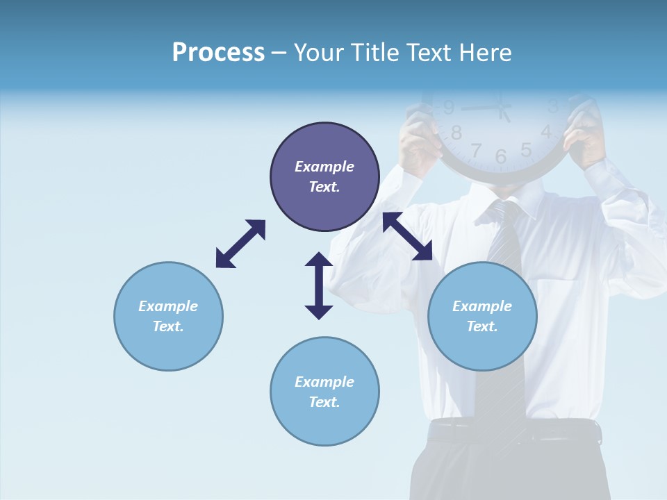 Blue Start Office PowerPoint Template