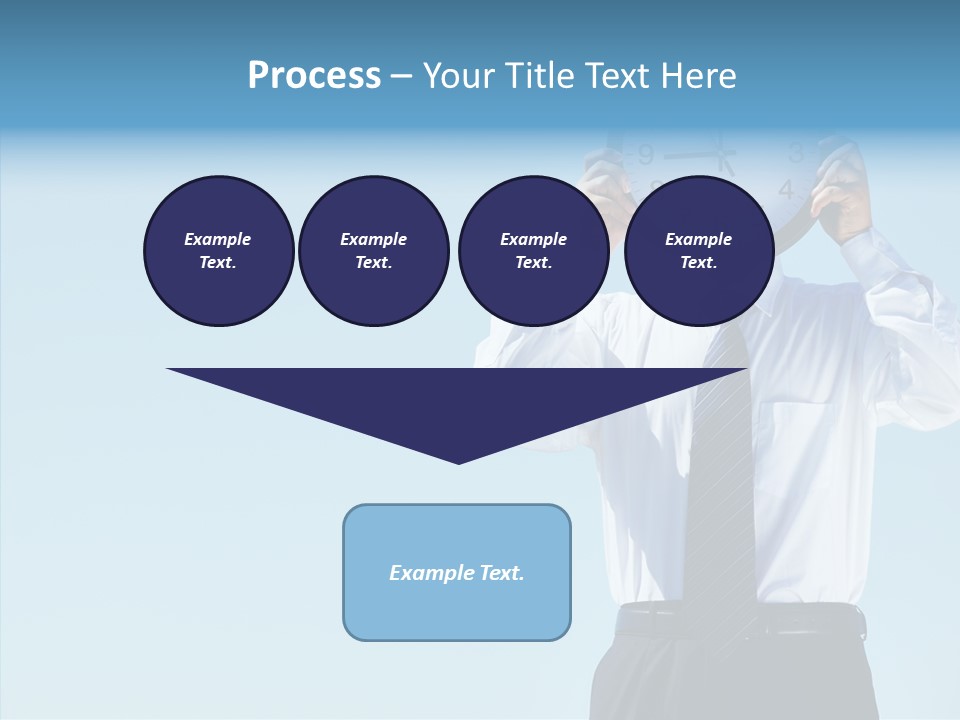 Blue Start Office PowerPoint Template