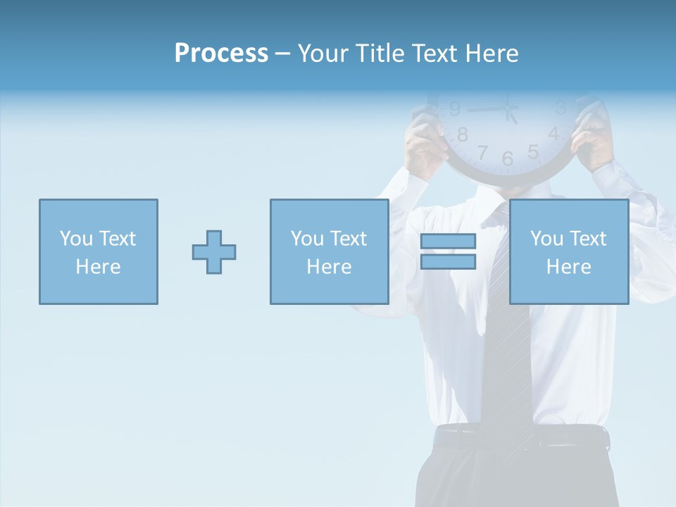 Blue Start Office PowerPoint Template