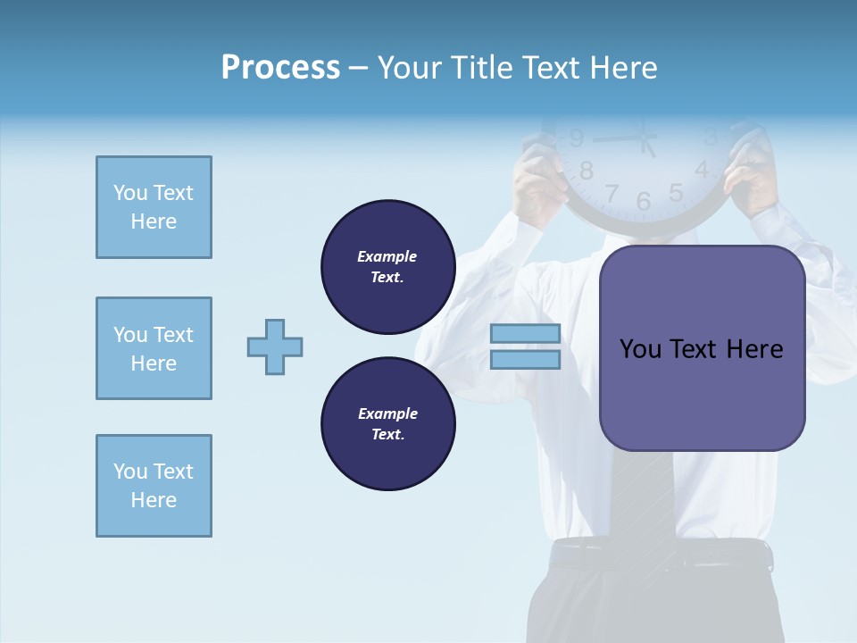 Blue Start Office PowerPoint Template