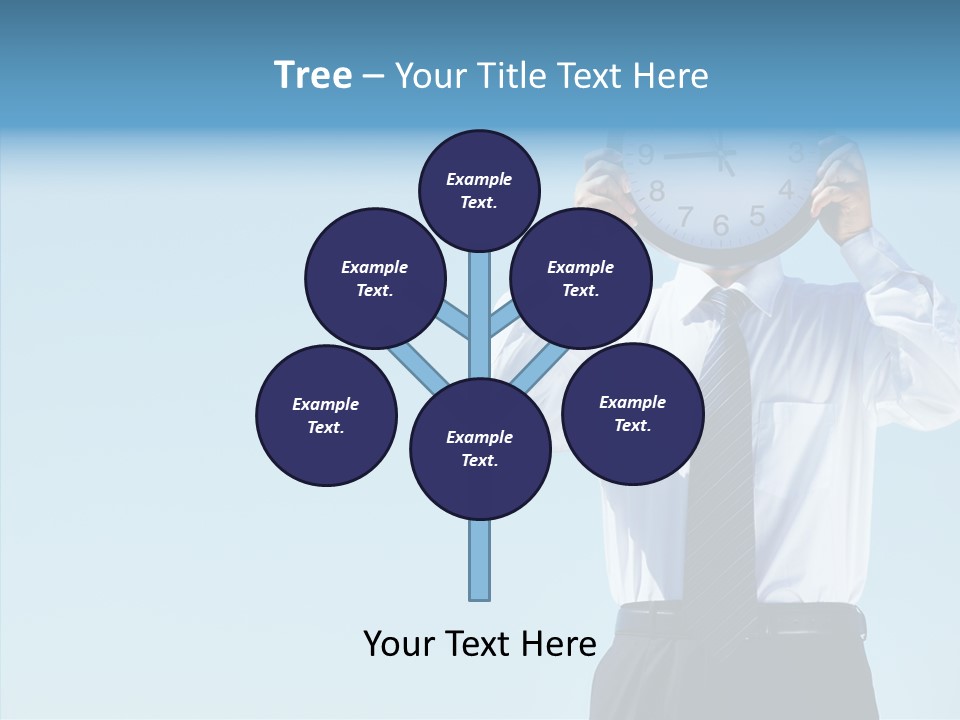 Blue Start Office PowerPoint Template