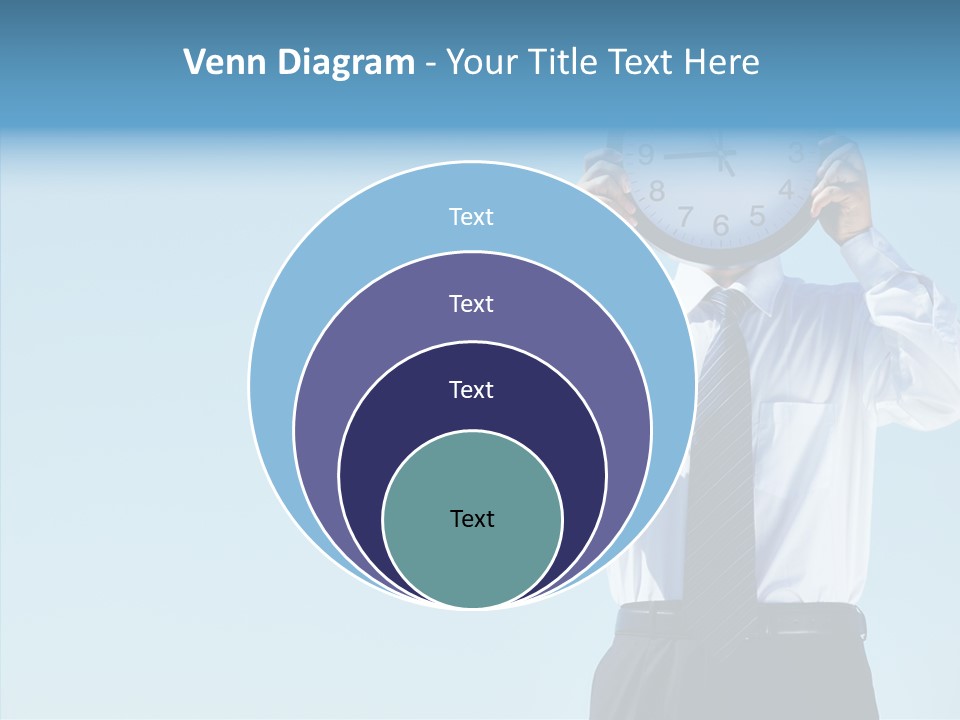 Blue Start Office PowerPoint Template
