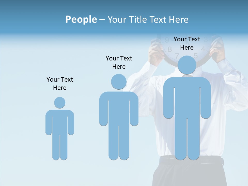 Blue Start Office PowerPoint Template