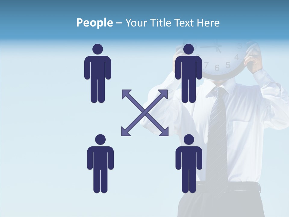 Blue Start Office PowerPoint Template