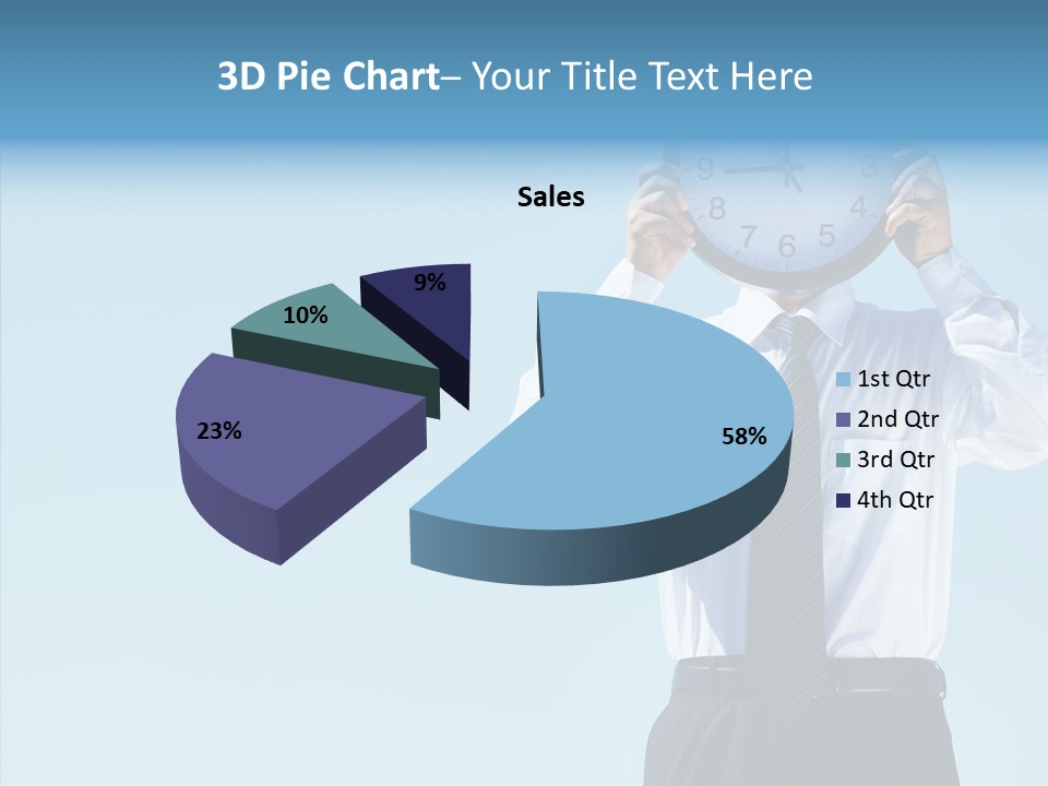 Blue Start Office PowerPoint Template