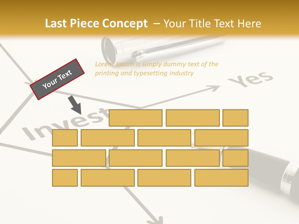 Plan Flowchart Investment PowerPoint Template